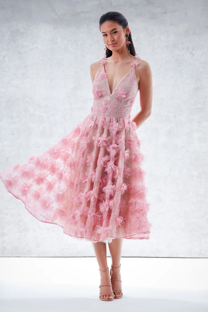 Alejandra Dress Large / Rose Petal