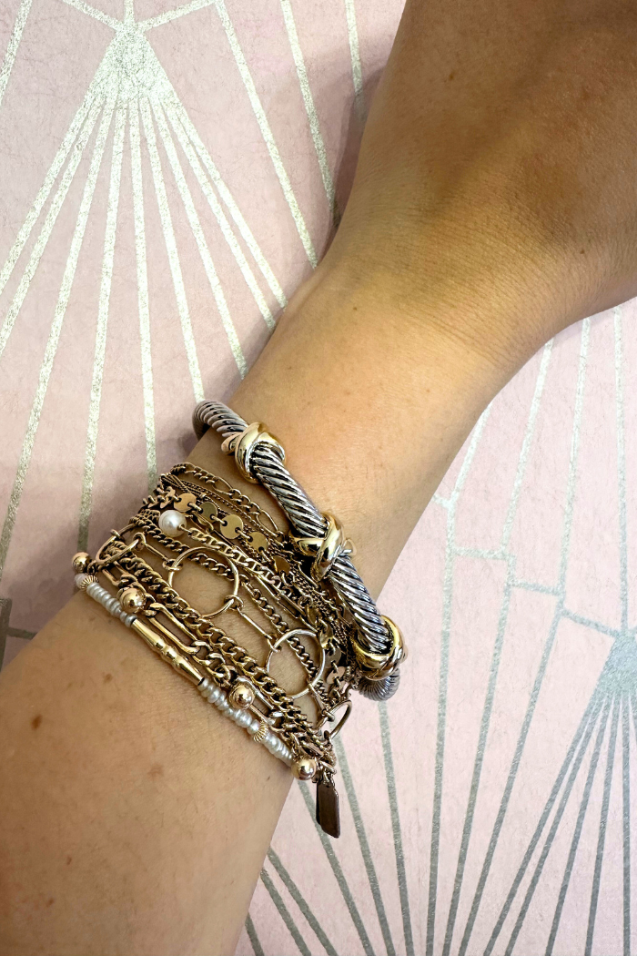 【定価5万9千円】 Cable Bracelet X Top Cable Bracelet – The Dressing Room