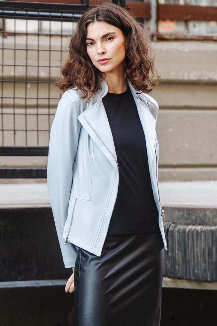 Liquid Leather Signature Jacket Stone – The Dressing Room