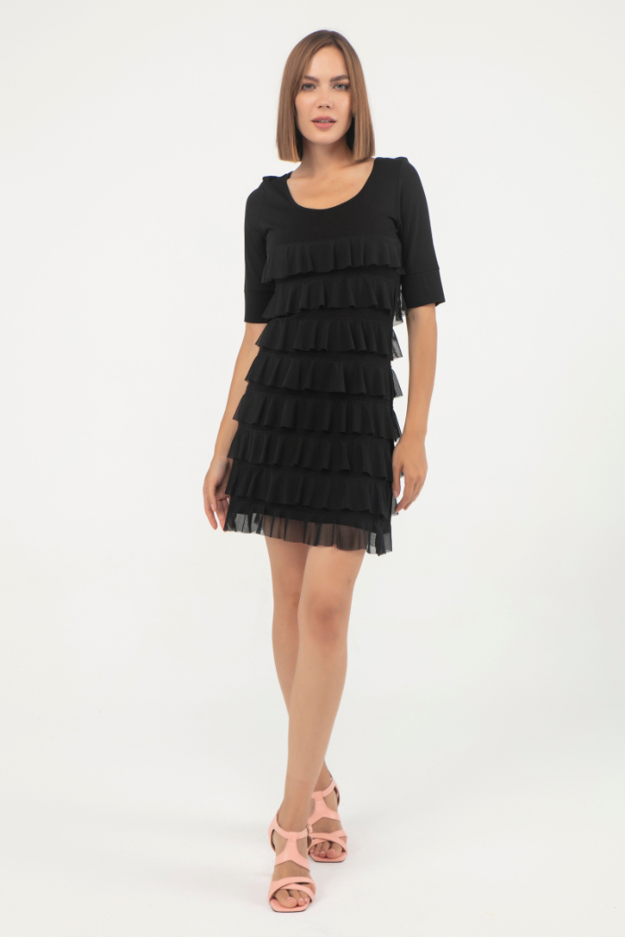 Elbow sleeve cocktail dress sales