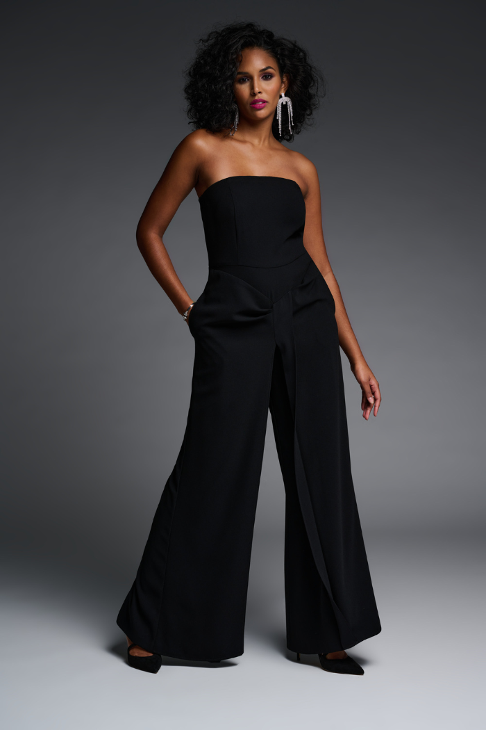 Strapless Wide Leg Jumpsuit – The Dressing Room