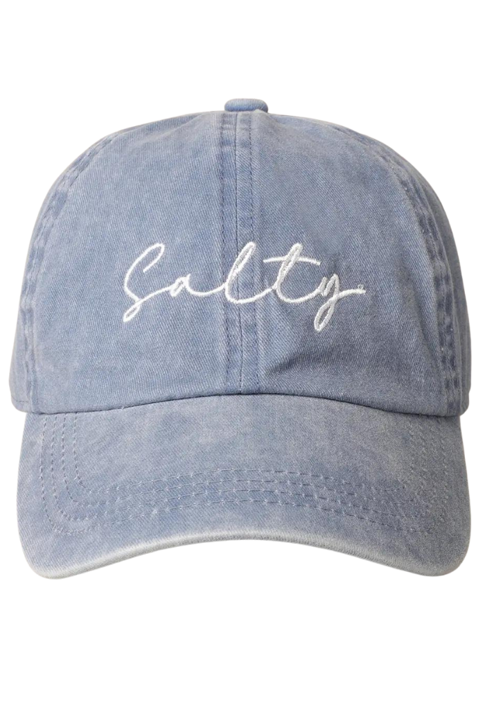 Denim blue Salty baseball cap
