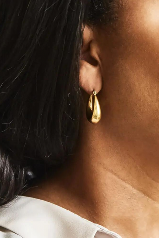 Oval Hoop Earrings