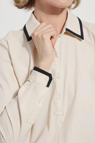 Lysse Diana Shirt with Contrast Trim