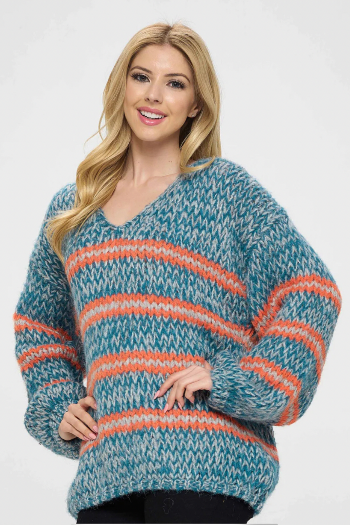 Blazing Stripe Sweater