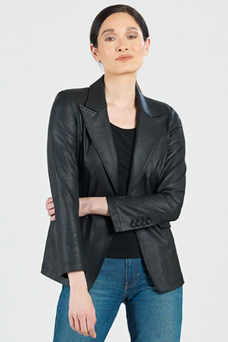 Clara Sunwoo JK124 Liquid Leather Blazer