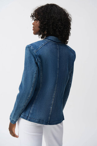 Ribkoff 251962 Stretch Denim Double-Breasted Blazer