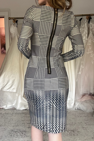 Long Sleeve Scuba Dress