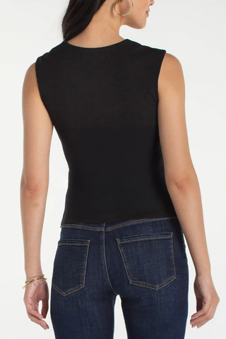 Sleeveless Built-In Bra Knit Top Liverpool LM8J65K40