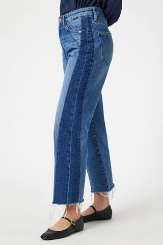 Mavi Savannah Mix Blue Straight Leg Jeans