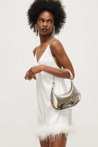 Urban Expressions Isadora Evening Bag - Silver