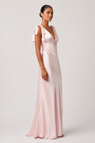 Lulus Henrietta Tie Strap Maxi Des WS-D0041