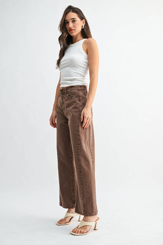 Just Black Barrel Jean Twist - Vintage Brown BP471N-VINTAGEBRWN