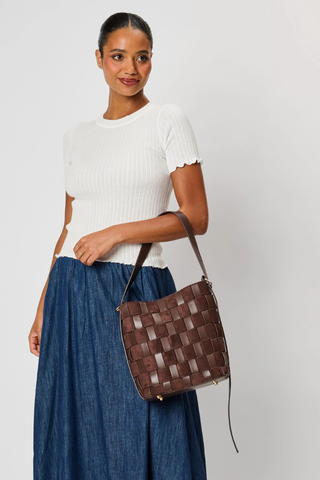 Naomi Bucket - Chocolate 38684ML Moda Luxe