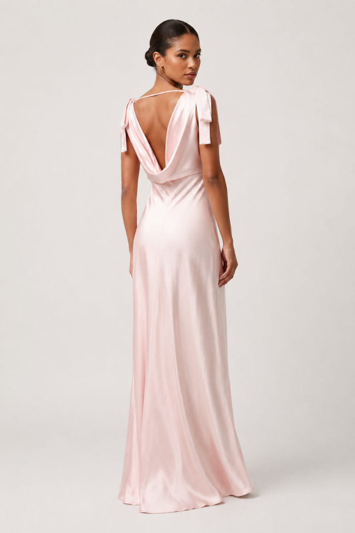 Lulus Henrietta Tie Strap Maxi Dress