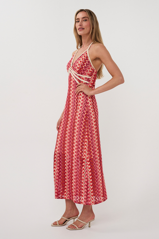 EsQualo HS2628222 Sleeveless Crochet Dresss