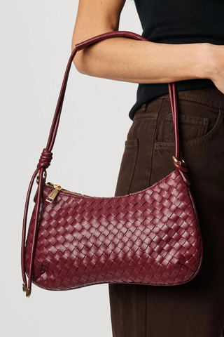 Cindy Shoulder Bag - Burgundy Moda Luxe 38707ML