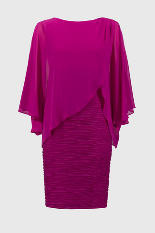 Ribkoff 251720 Cascade and Chiffon Sheath Dress