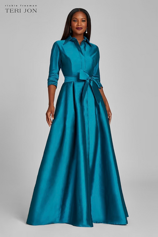 Teri Jon 229051 Teal