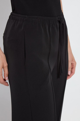 Lyssé Genevieve Drawstring Trouser (28" Inseam) - Black 10-3507-M4