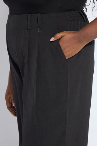 Lyssé Darcy Pleated Wide Leg Trouser 10-3660-M4