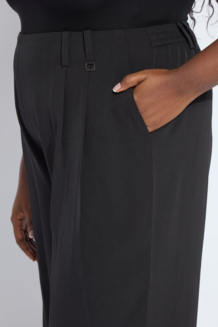 Lyssé Darcy Pleated Wide Leg Trouser 10-3660-M4