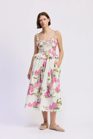 En Saison Solflora Midi Skirt IEI5181S