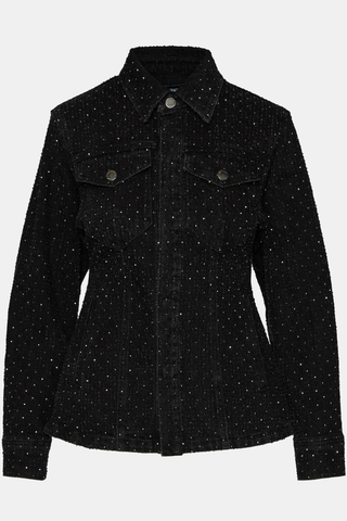 Steve Madden Parc Crystal Jacket - Black BP402011