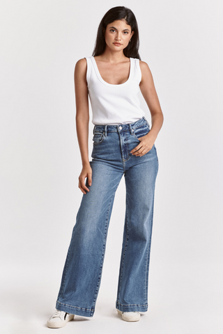 Dear John Fiona Wide Leg Jeans