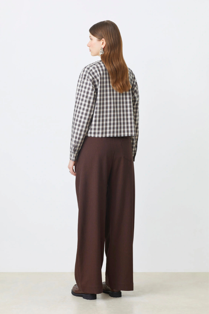 Suncoo Jio Wide Trousers with Drawstrings