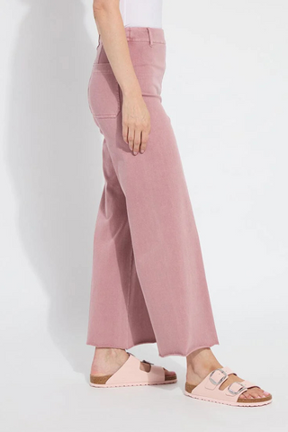 Lyssé Erin Hi Waist Wide Leg Denim Antique Wash Denim