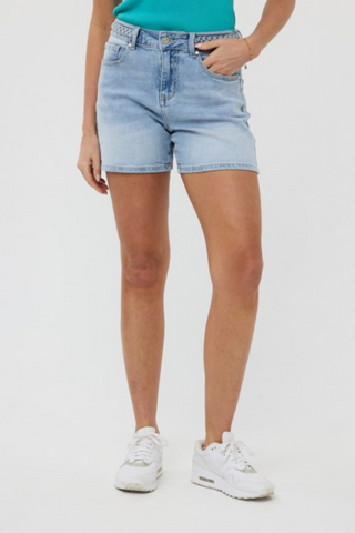 EsQualo Stretch Denim Shorts