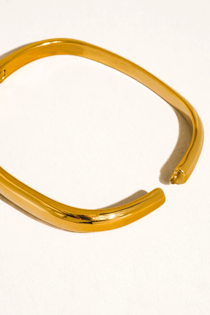 Flânerie by MAIQ Renzi 18K Gold Non-Tarnish Classic Bangle - Gold