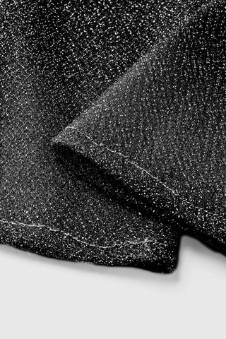 Glitter Mesh Elbow Length Gloves