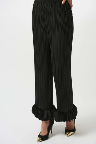 Ribkoff Georgette Wide Leg Pleated Pants 253940