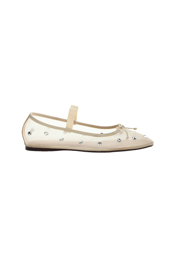 Chinese Laundry Adette Stone Mesh Flat - Nude