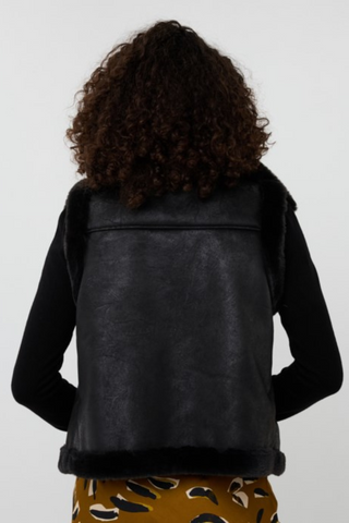 EsQualo Shearling Vest F2537502