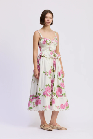 En Saison Solflora Midi Skirt IEI5181S