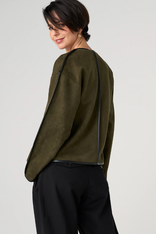 Relaxed Open Front Jacket Liverpool LM1D69GL04