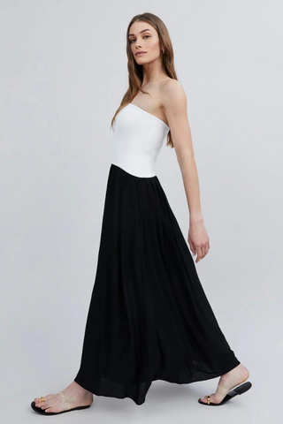 Solid & Striped Strapless Soglio Dress