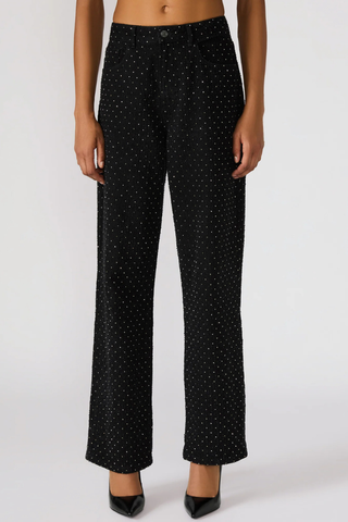 Steve Madden Avaline Crystal Jean - Black BP403668