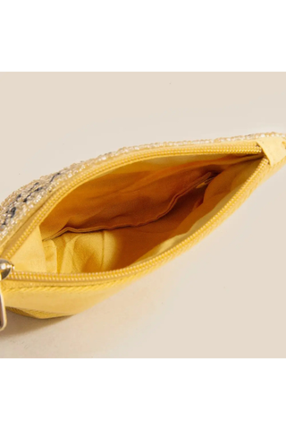 "I Love You A Latte" Hand-Beaded Coin Purse | Cute Coffee Lover's Pouch