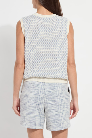 Lyssé Claire Textured Mesh Sweater Shell 20-3841-M7