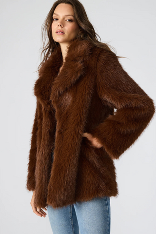 Steve Madden Kindra Coat - Brown BP300872