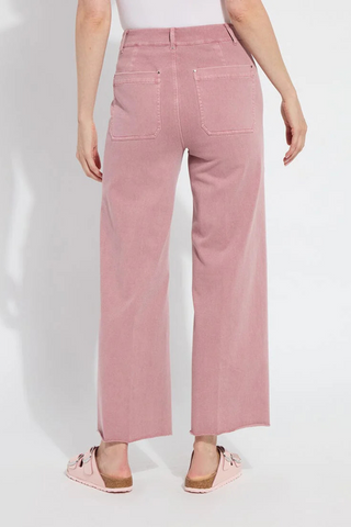 Lyssé Erin Hi Waist Wide Leg Denim Antique Wash Denim