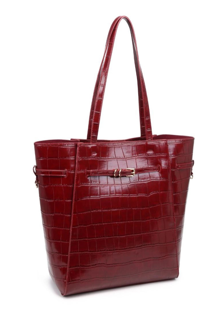Moda Luxe Athena Bucket Bag - Wine