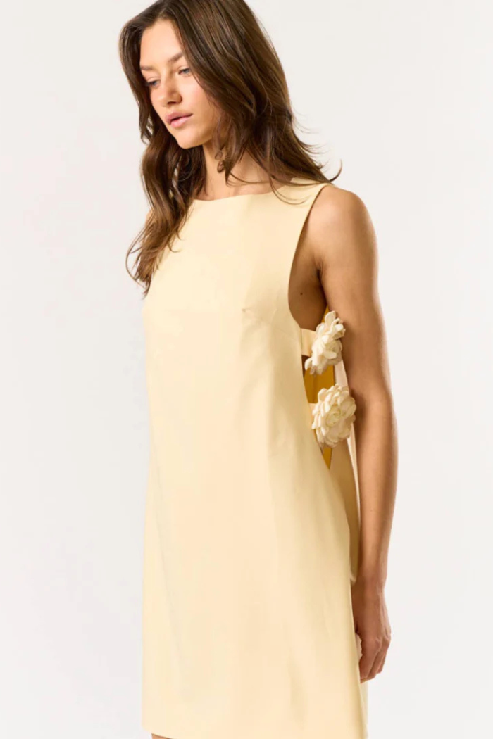 lalavon Flower Sleeveless Mini Dress