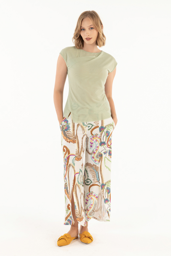 Isle Olivia Top - Sea Foam Mesh