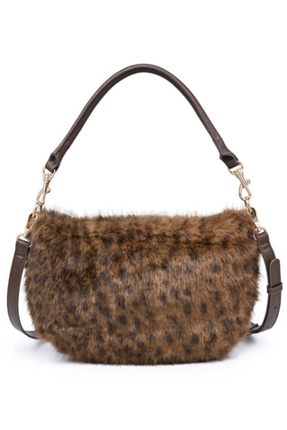 Jordan Faux Fur Crossbody - Leopard Urban Expressions 29746F