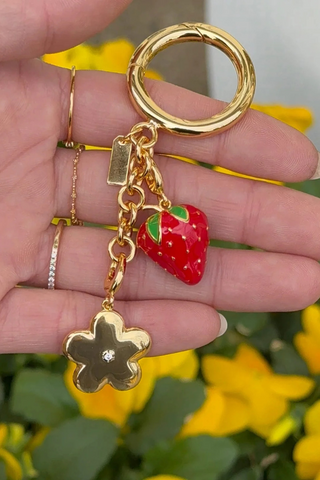 Girls Crew Flower Bag Charm